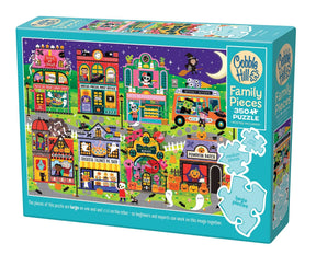 Boo Town (Family) 350 Piece Family Puzzle | Cobble Hill Puzzles - Jigsaw Puzzles - The Puzzle Center