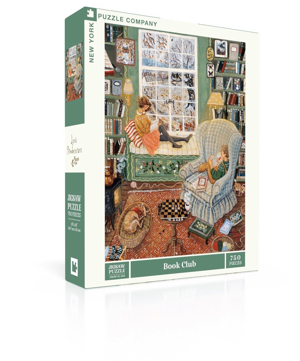Book Club 750 Piece Jigsaw Puzzle | New York Puzzle Company - Jigsaw Puzzles - The Puzzle Center