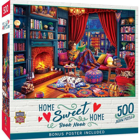 Book Nook 500 Piece Jigsaw Puzzle | Masterpieces - Jigsaw Puzzles - The Puzzle Center