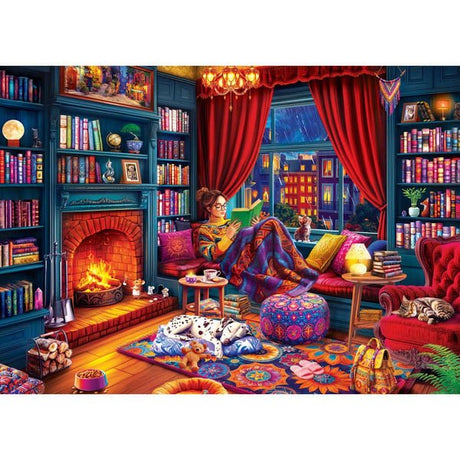 Book Nook 500 Piece Jigsaw Puzzle | Masterpieces - Jigsaw Puzzles - The Puzzle Center