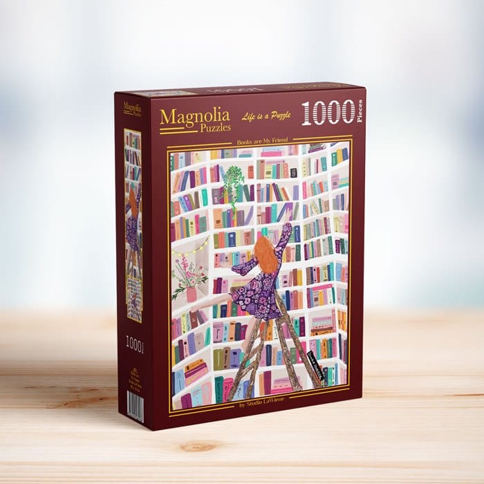 Pre-Order - Books are My Friend 1000 Piece Jigsaw Puzzle | Magnolia