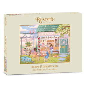Books & Baked Goods 1000 Piece Jigsaw Puzzle | Reverie - Jigsaw Puzzles - The Puzzle Center