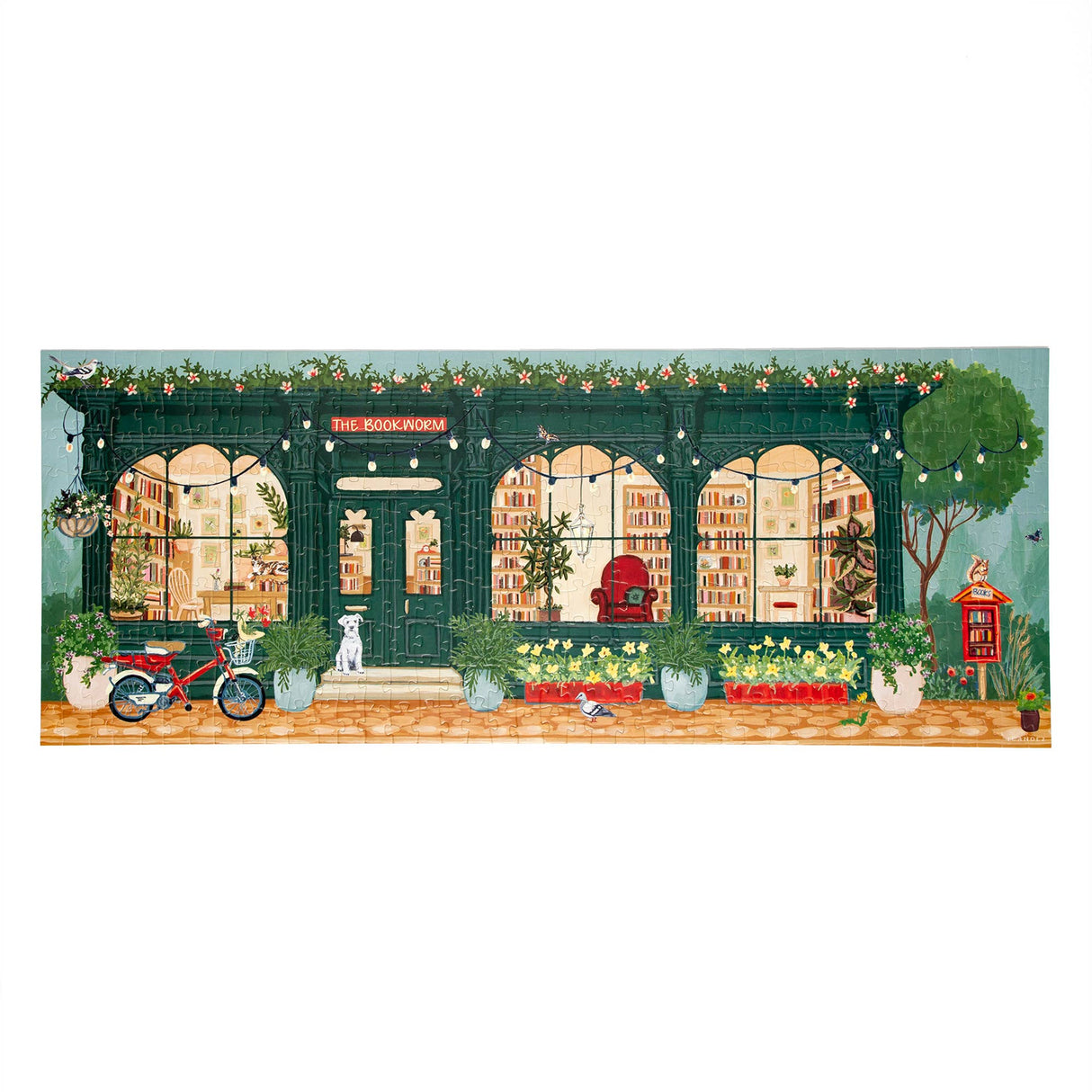 Bookworm Bookshop 400 Piece Jigsaw Puzzle | 1Canoe2 - Jigsaw Puzzles - The Puzzle Center