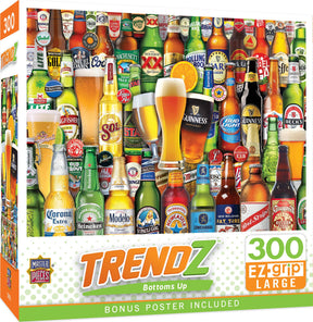 Bottoms Up 300 Piece Trendz Jigsaw Puzzle by Masterpieces - Masterpieces Puzzles - Jigsaw Puzzles - The Puzzle Center