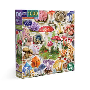 Bountiful Mushrooms 1000 Piece Jigsaw Puzzle | eeBoo - Jigsaw Puzzles - The Puzzle Center