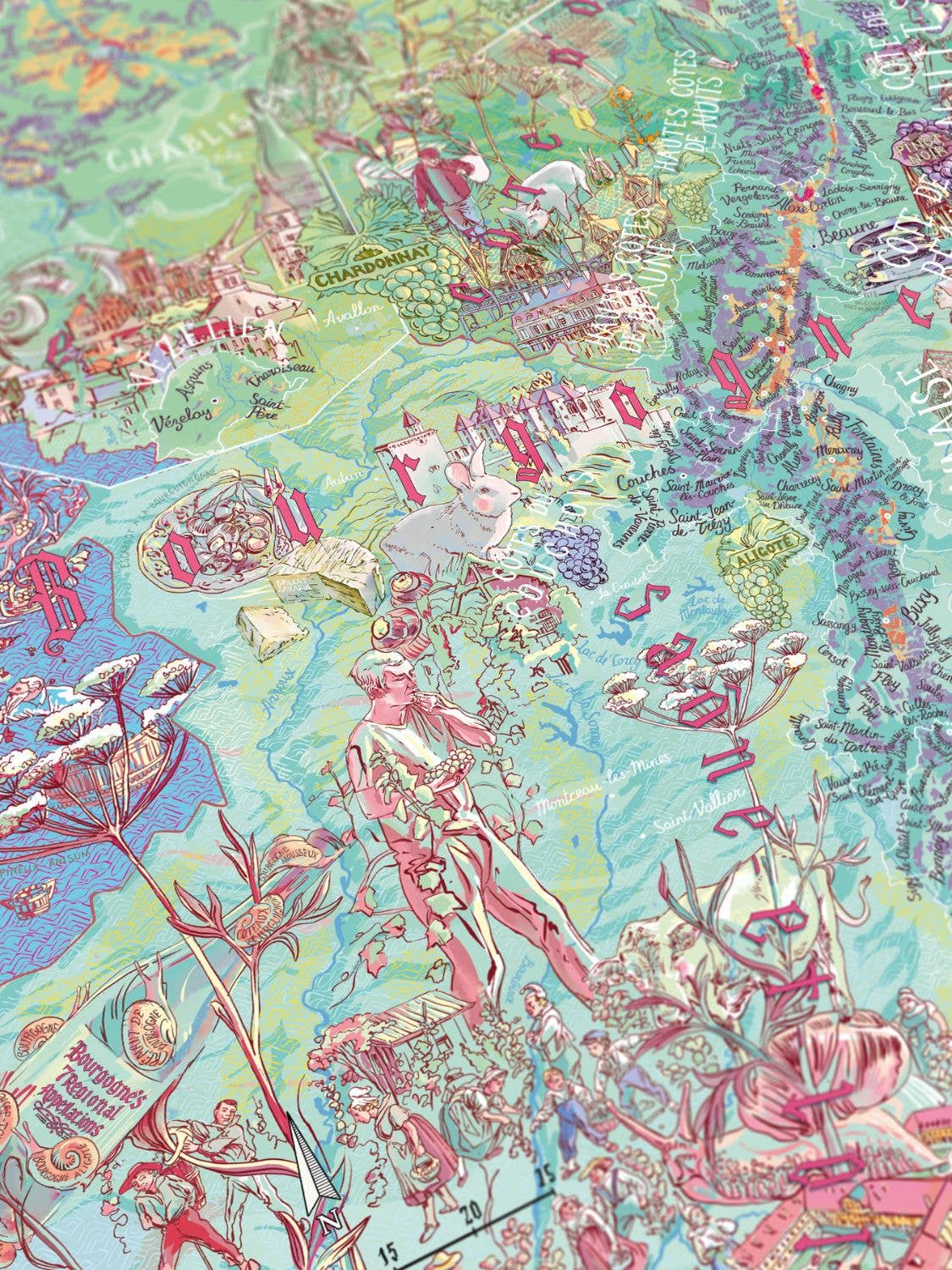 Bourgogne Wine 1000 Piece Jigsaw Puzzle | Water & Wines - Jigsaw Puzzles - The Puzzle Center