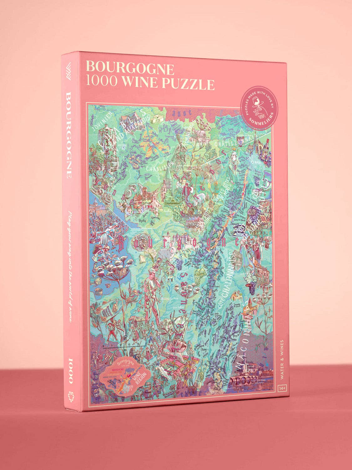 Bourgogne Wine 1000 Piece Jigsaw Puzzle | Water & Wines - Jigsaw Puzzles - The Puzzle Center