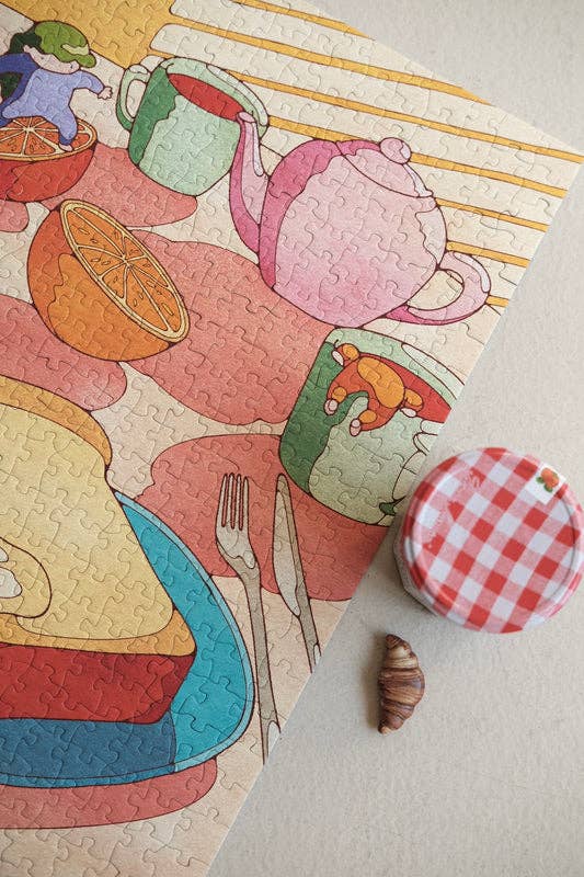 Breakfast Party 500 Piece Jigsaw Puzzle | The Puzzle Theory - Jigsaw Puzzles - The Puzzle Center