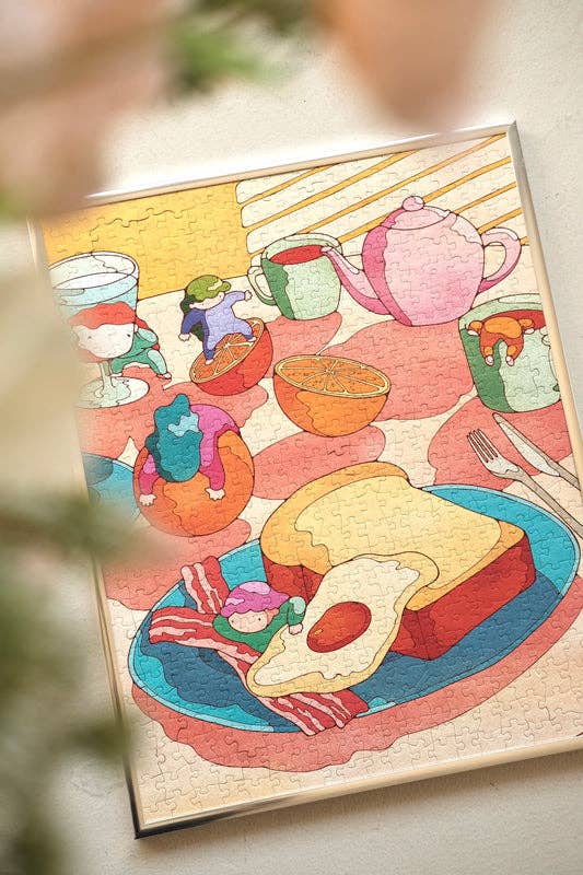 Breakfast Party 500 Piece Jigsaw Puzzle | The Puzzle Theory - Jigsaw Puzzles - The Puzzle Center