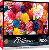 Brilliance Beautiful Blooms 500 Piece Jigsaw Puzzle | Masterpieces - Jigsaw Puzzles - The Puzzle Center