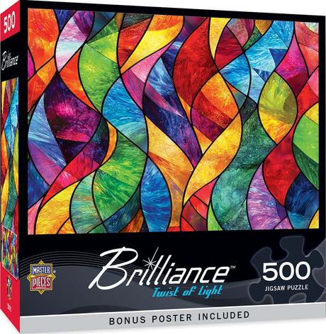 Brilliance Twist of Light 500 Piece Jigsaw Puzzle | Masterpieces - Jigsaw Puzzles - The Puzzle Center