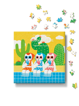 Bubbie Poolside Chill 196 Piece Jigsaw Puzzle | The Puzzle Theory - Jigsaw Puzzles - The Puzzle Center