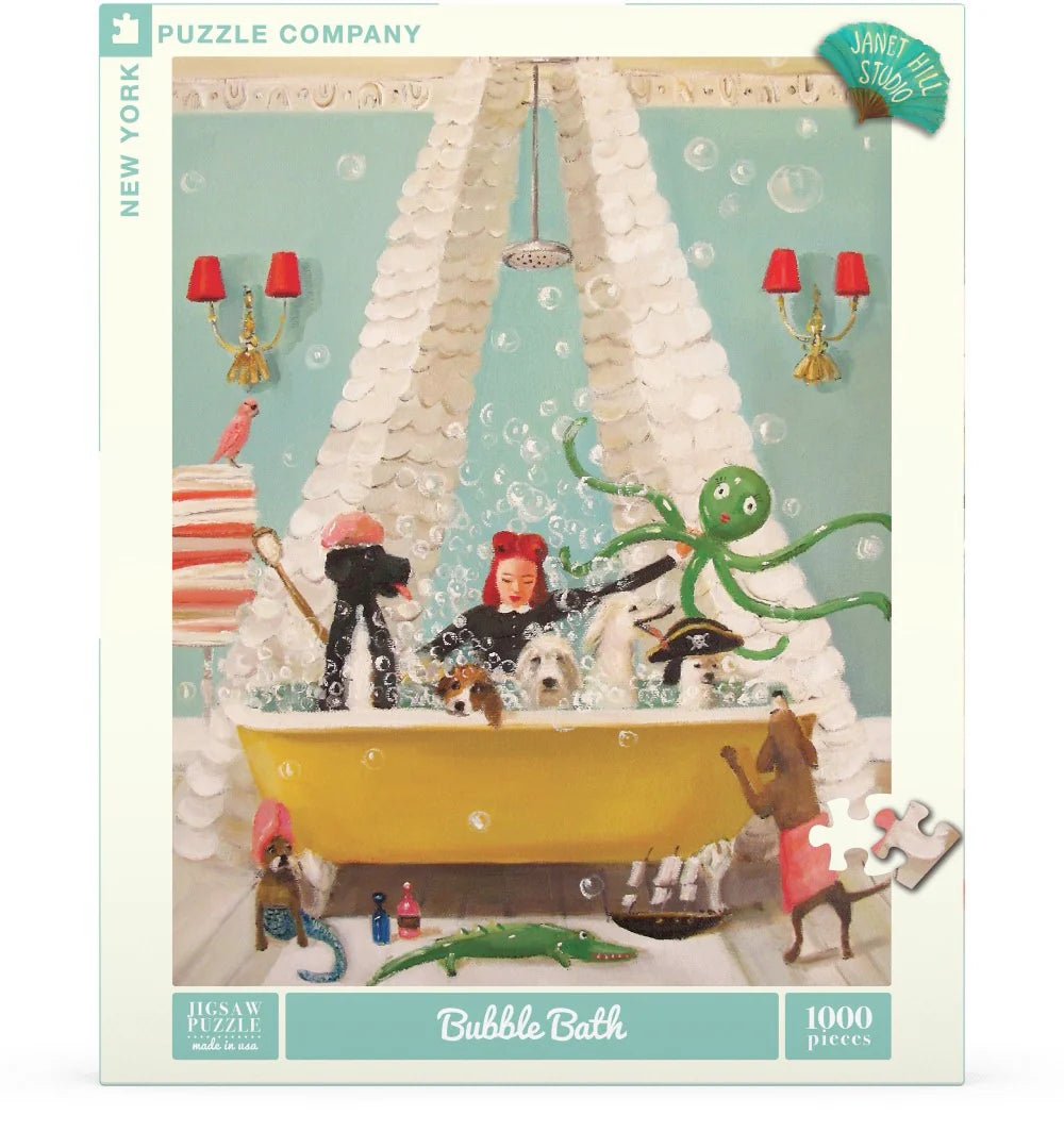 Bubble Bath 1000 Piece Jigsaw Puzzle by New York Puzzle Company - New York Puzzle Company - Jigsaw Puzzles - The Puzzle Center