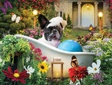 Bubble Bath in the Garden 500 Piece Jigsaw Puzzle by SunsOut Puzzles - SunsOut - Jigsaw Puzzles - The Puzzle Center