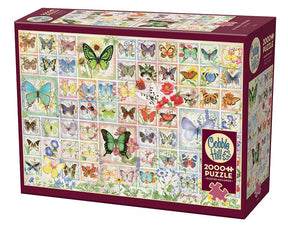 Butterflies and Blossoms 2000 Piece Jigsaw Puzzle | Cobble Hill - Jigsaw Puzzles - The Puzzle Center