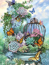 Butterfly Bliss 500 Piece Jigsaw Puzzle by Springbok Puzzles - Springbok Puzzles - Jigsaw Puzzles - The Puzzle Center
