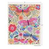 Butterfly Floral 100 Piece Mini Puzzle Snax | WerkShoppe - Mini Jigsaw Puzzles - The Puzzle Center