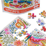 Butterfly Floral 100 Piece Mini Puzzle Snax | WerkShoppe - Mini Jigsaw Puzzles - The Puzzle Center