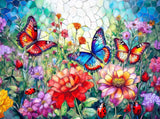 Butterfly Frolic 500 Piece Jigsaw Puzzle | SunsOut