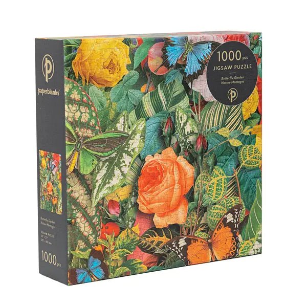 Butterfly Garden (Nature Montages) 1000 Piece Jigsaw Puzzle | Paperblanks - Jigsaw Puzzles - The Puzzle Center