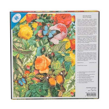 Butterfly Garden (Nature Montages) 1000 Piece Jigsaw Puzzle | Paperblanks - Jigsaw Puzzles - The Puzzle Center