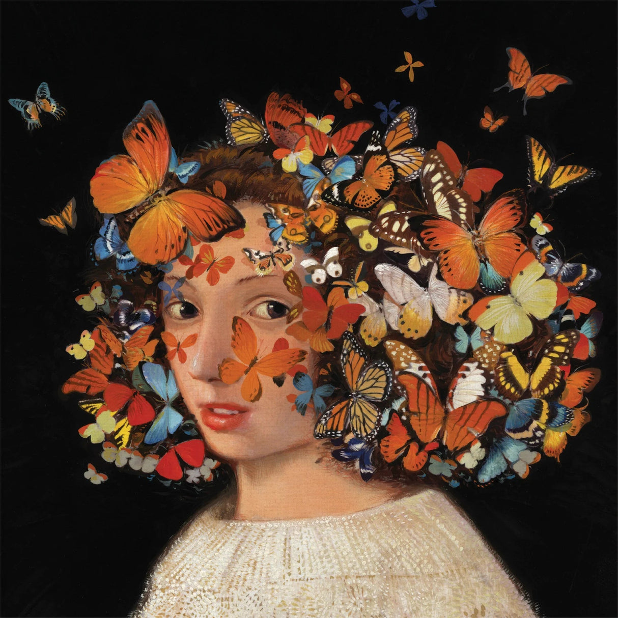 Butterfly Girl 500 Piece Jigsaw Puzzle | New York Puzzle Company - Jigsaw Puzzles - The Puzzle Center