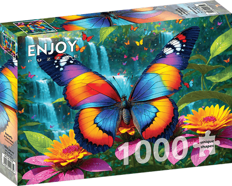 Butterfly in the Forest 1000 Piece Jigsaw Puzzle | Enjoy Puzzles - Jigsaw Puzzles - The Puzzle Center