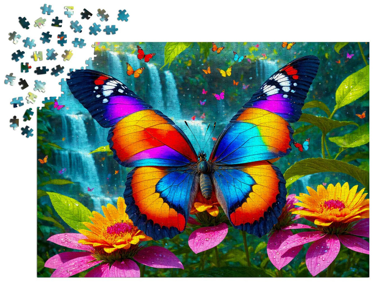 Butterfly in the Forest 1000 Piece Jigsaw Puzzle | Enjoy Puzzles - Jigsaw Puzzles - The Puzzle Center
