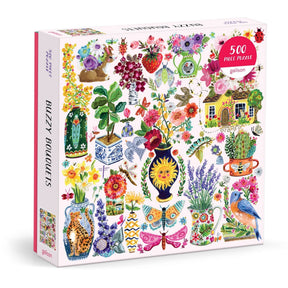 Buzzy Bouquets 500 Piece Jigsaw Puzzle | Galison - Jigsaw Puzzles - The Puzzle Center