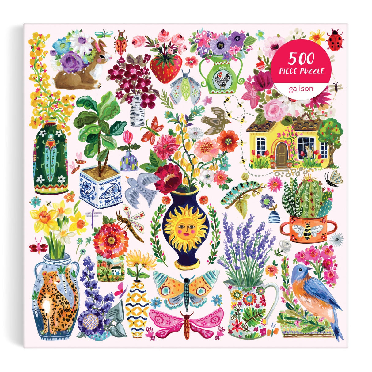 Buzzy Bouquets 500 Piece Jigsaw Puzzle | Galison