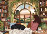 Book Nook 1000 Piece JIgsaw Puzzle | Villager