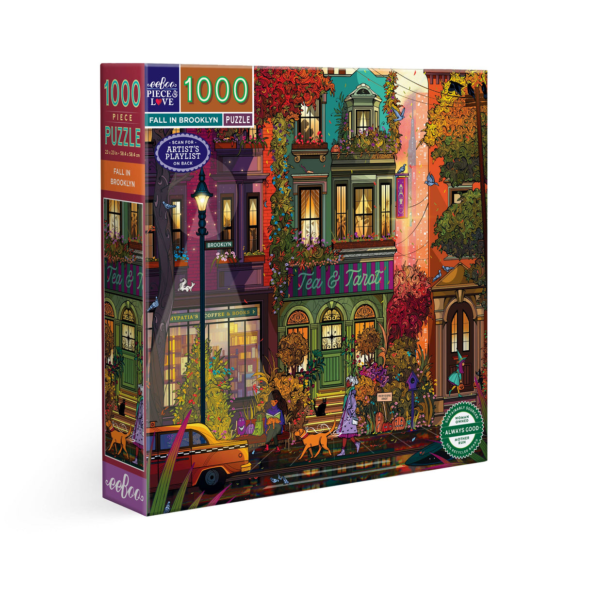 Fall in Brooklyn 1000 Piece Jigsaw Puzzle | eeBoo