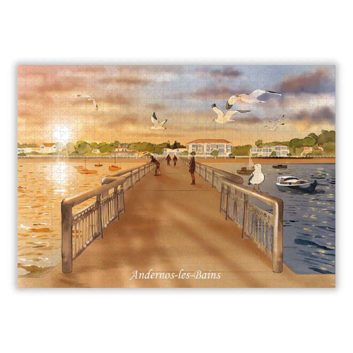 Andernos les Bains 1000 Piece Jigsaw Puzzle | Aparté