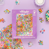Pink Graffiti 250 Piece Jigsaw Puzzle | Villager Puzzles