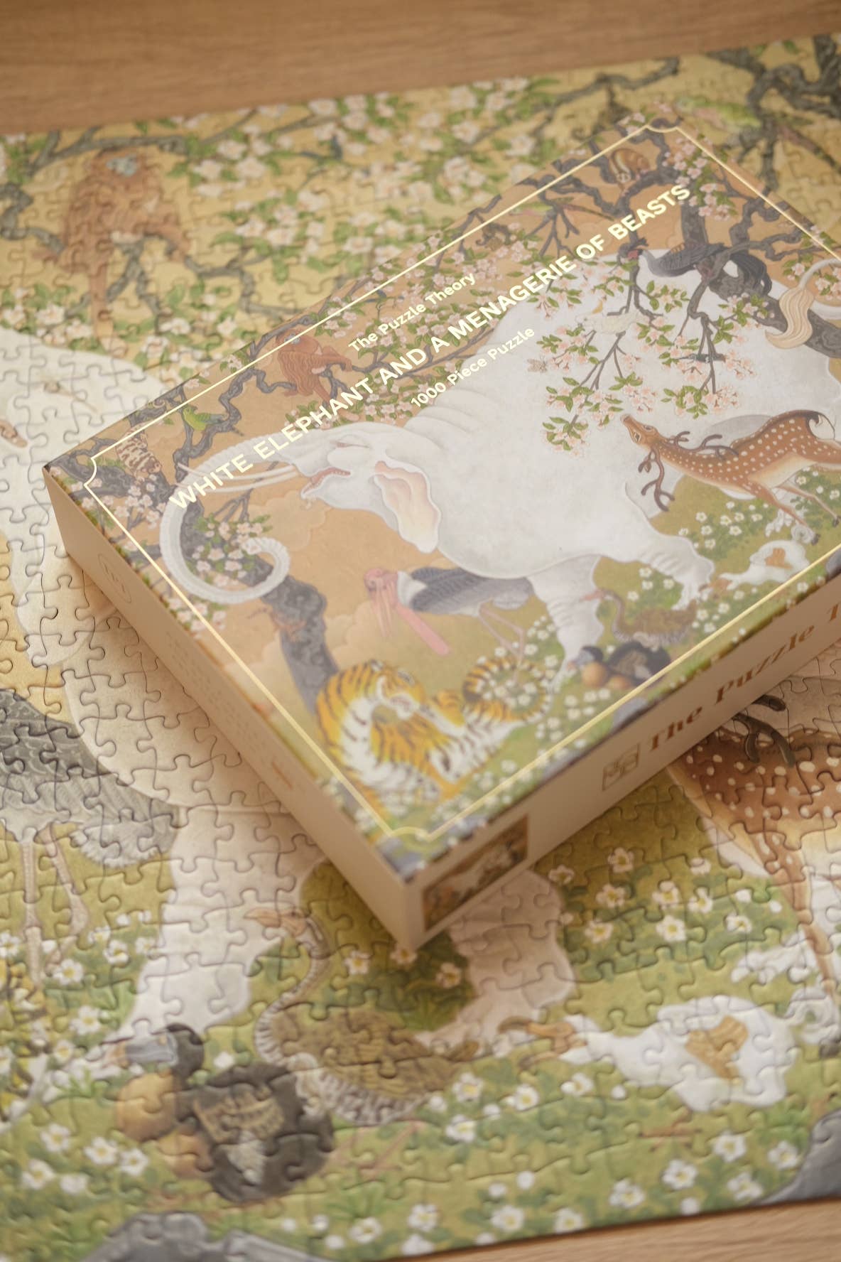 White Elephant and a Menagerie of Beasts 1000 Piece Jigsaw Puzzle | The Puzzle Theory