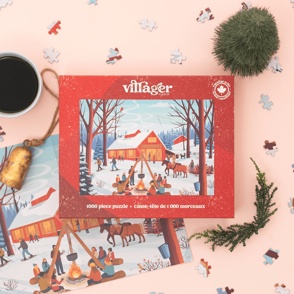 Cabane À Sucre 1000 Piece Jigsaw Puzzle | Villager - Jigsaw Puzzles - The Puzzle Center
