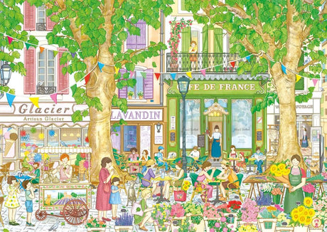 Cafe de France 1000 Piece Jigsaw Puzzle | Magnolia - Jigsaw Puzzles - The Puzzle Center