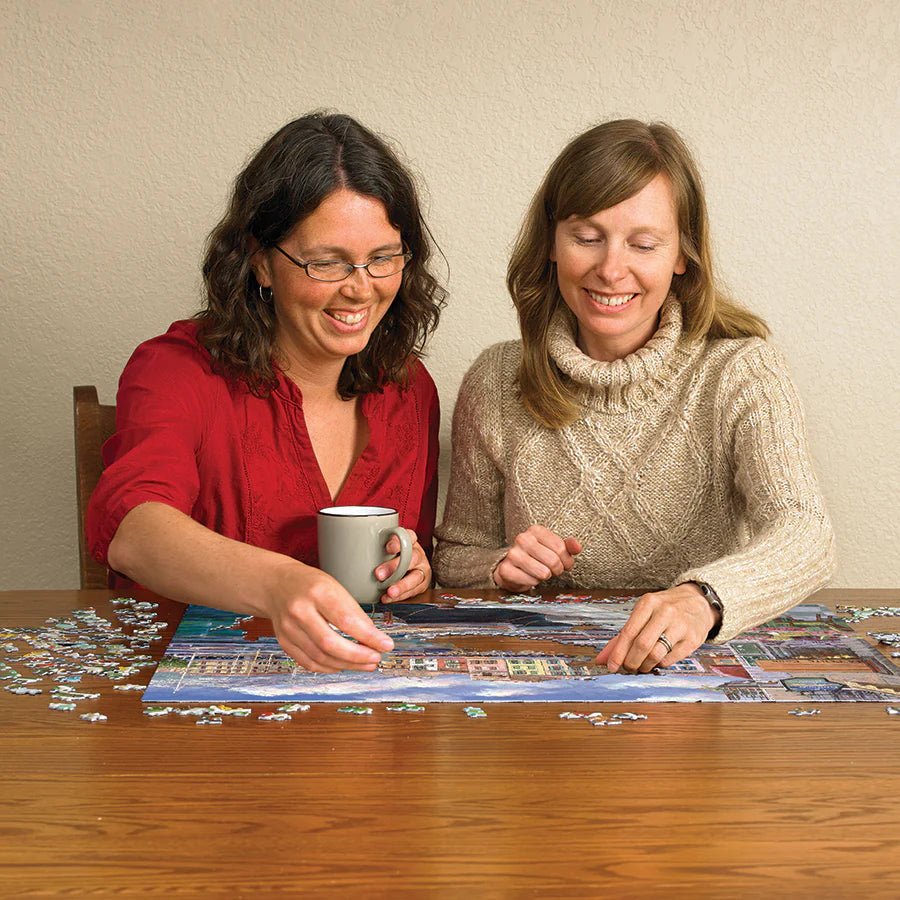 Cafe in Cassis 1000 Piece Jigsaw Puzzle | Cobble Hill Puzzles - Jigsaw Puzzles - The Puzzle Center