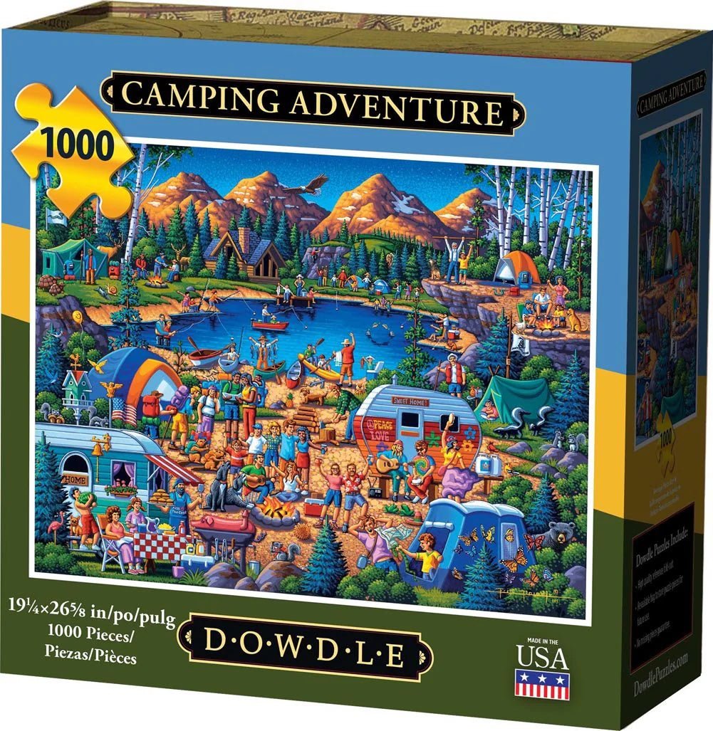 Camping Adventure 1000 Piece Jigsaw Puzzle by Dowdle Puzzles - Dowdle - Jigsaw Puzzles - The Puzzle Center