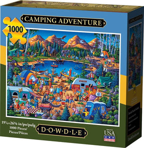 Camping Adventure 1000 Piece Jigsaw Puzzle by Dowdle Puzzles - Dowdle - Jigsaw Puzzles - The Puzzle Center
