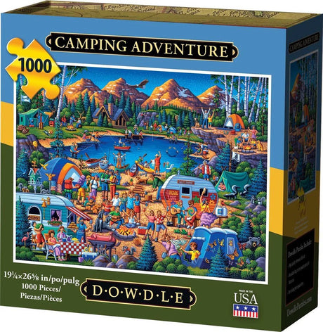 Camping Adventure 1000 Piece Jigsaw Puzzle by Dowdle Puzzles - Dowdle - Jigsaw Puzzles - The Puzzle Center