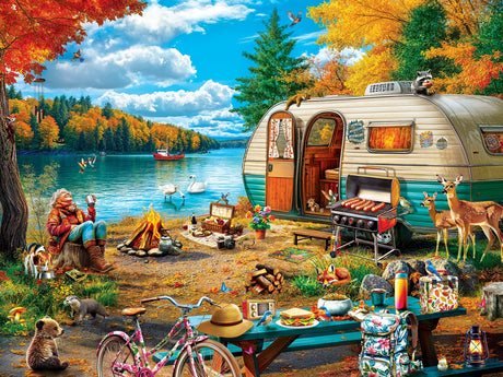 Campside The Wild Woods 300 Piece EZ Grip Jigsaw Puzzle | Masterpieces - Jigsaw Puzzles - The Puzzle Center