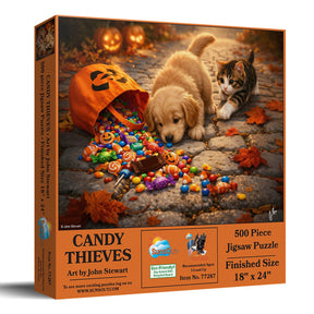 Candy Thieves 500 Piece Jigsaw Puzzle | SunsOut - Jigsaw Puzzles - The Puzzle Center