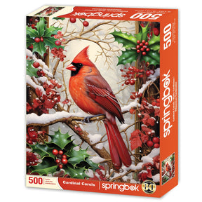 Cardinal Carols 500 Piece Jigsaw Puzzle | Springbok Puzzles - Springbok Puzzles - Jigsaw Puzzles - The Puzzle Center