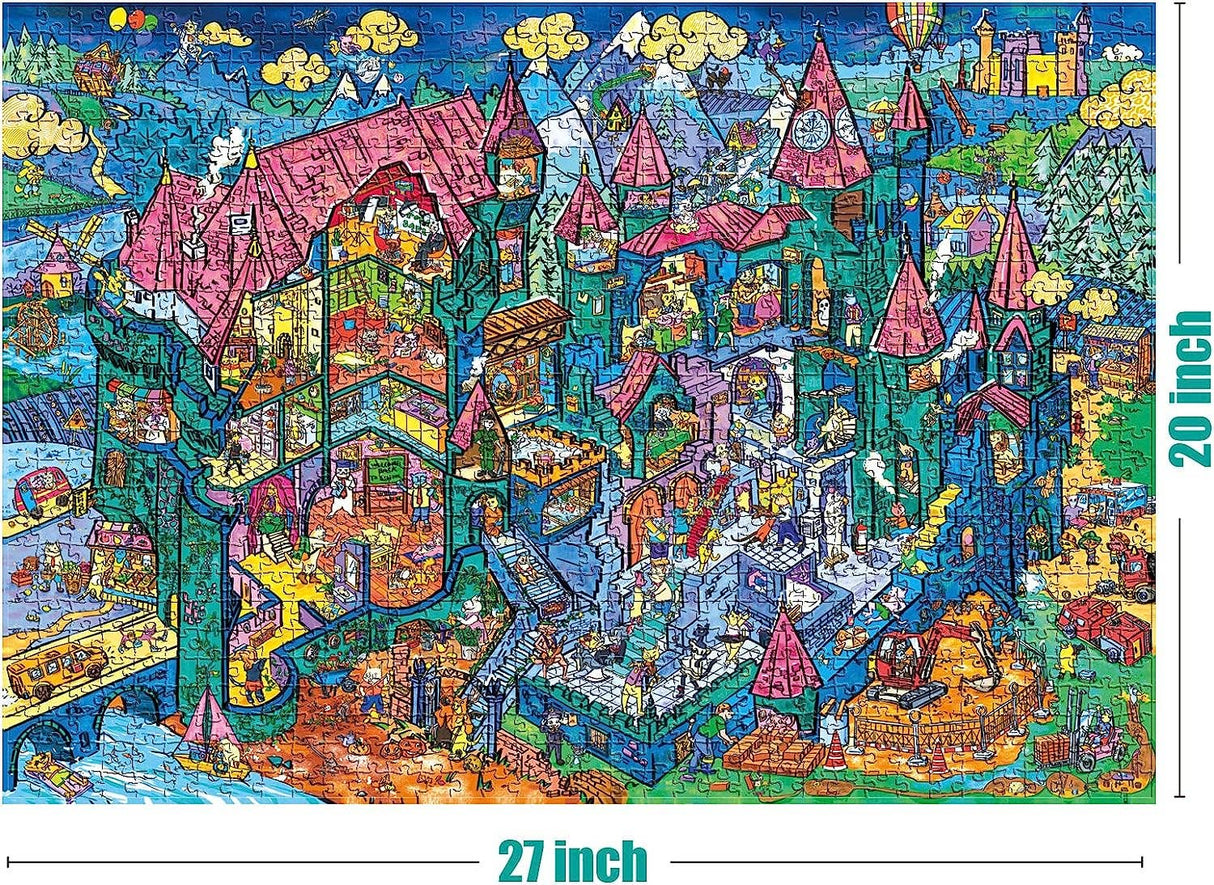 Cat Castle 1000 Piece Jigsaw Puzzle | Antelope Puzzle - Jigsaw Puzzles - The Puzzle Center