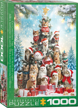 Cat Christmas Tree 1000 Piece Jigsaw Puzzle | Eurographics - Jigsaw Puzzles - The Puzzle Center