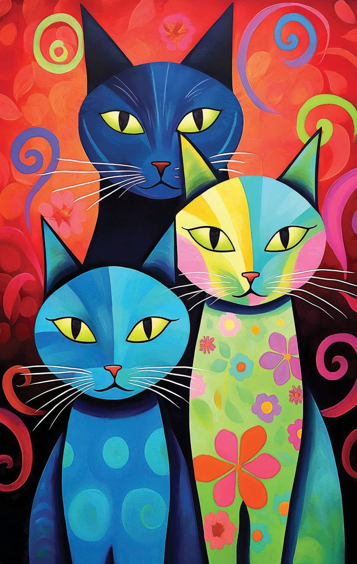 Cat Family 550 Piece Puzzle by SunsOut Puzzles - SunsOut - Jigsaw Puzzles - The Puzzle Center - 