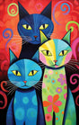 Cat Family 550 Piece Puzzle by SunsOut Puzzles - SunsOut - Jigsaw Puzzles - The Puzzle Center - 