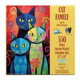 Cat Family 550 Piece Puzzle by SunsOut Puzzles - SunsOut - Jigsaw Puzzles - The Puzzle Center - 