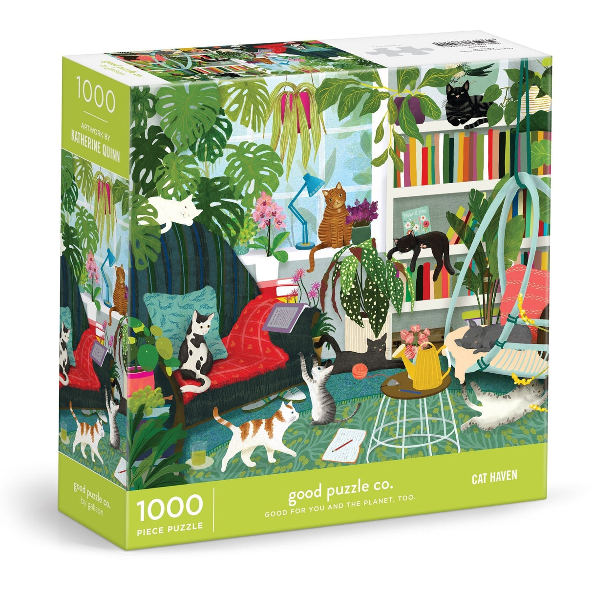 Cat Haven 1000 Piece Jigsaw Puzzle | Galison - Jigsaw Puzzles - The Puzzle Center